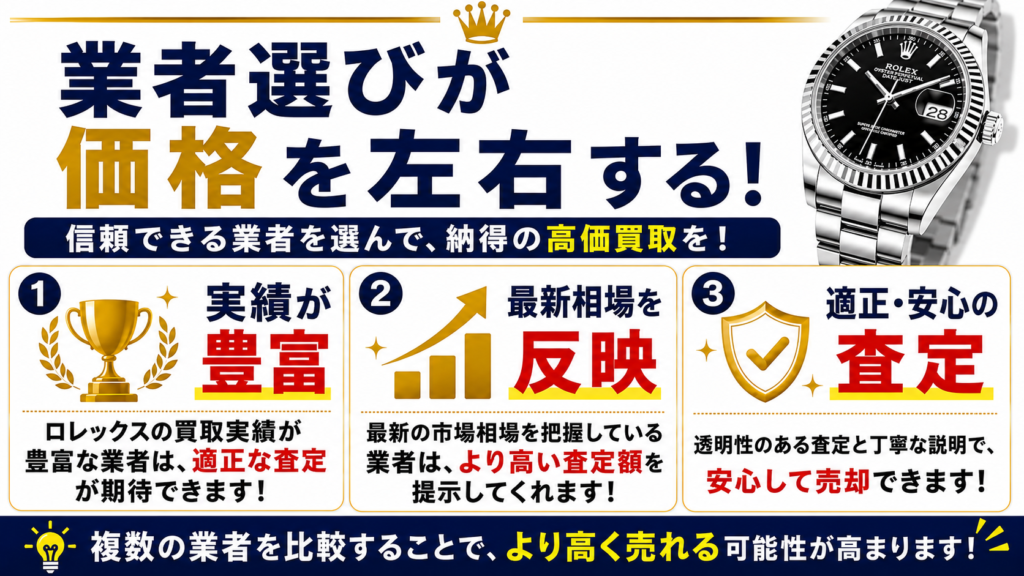 ロレックス買取の相場は?高く売れるモデルや査定額アップのポイントを徹底解説