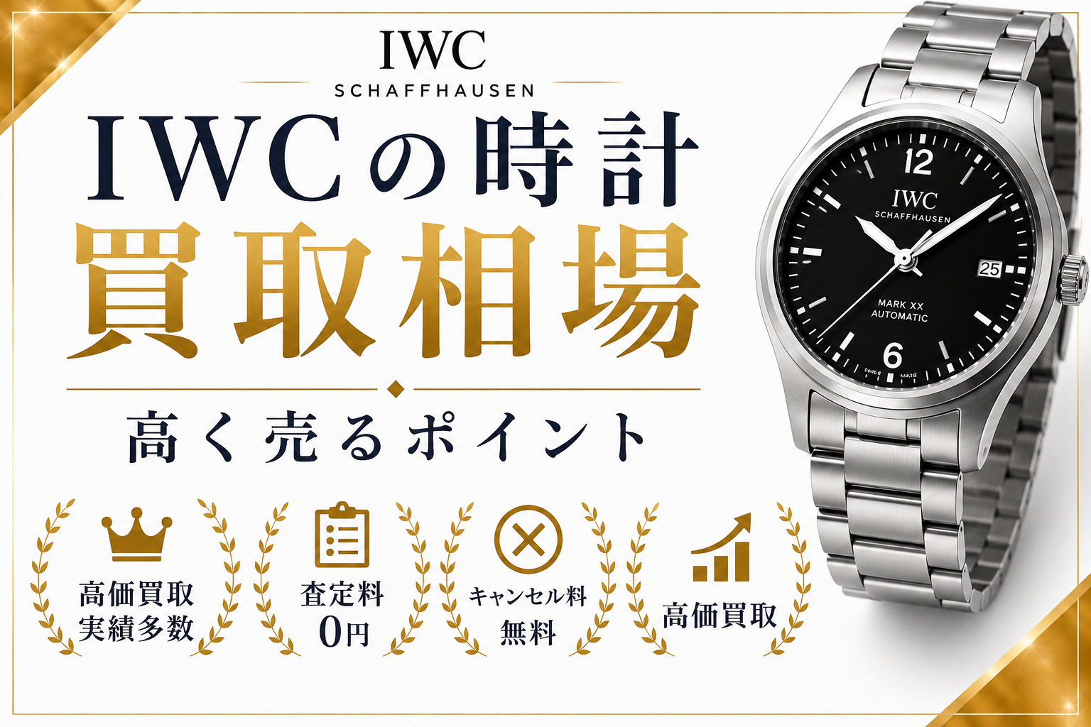 IWCの買取相場は？人気モデルの査定価格と高価買取のポイントを解説