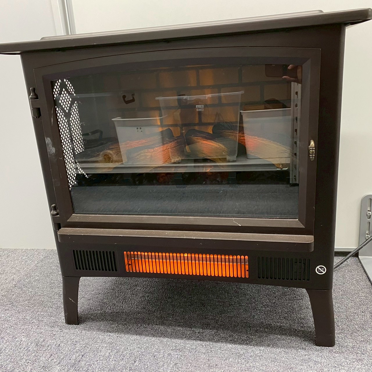 QVCジャパン 暖炉型 電気温風機 CFI-5018-02を岡山県岡山市で出張買取