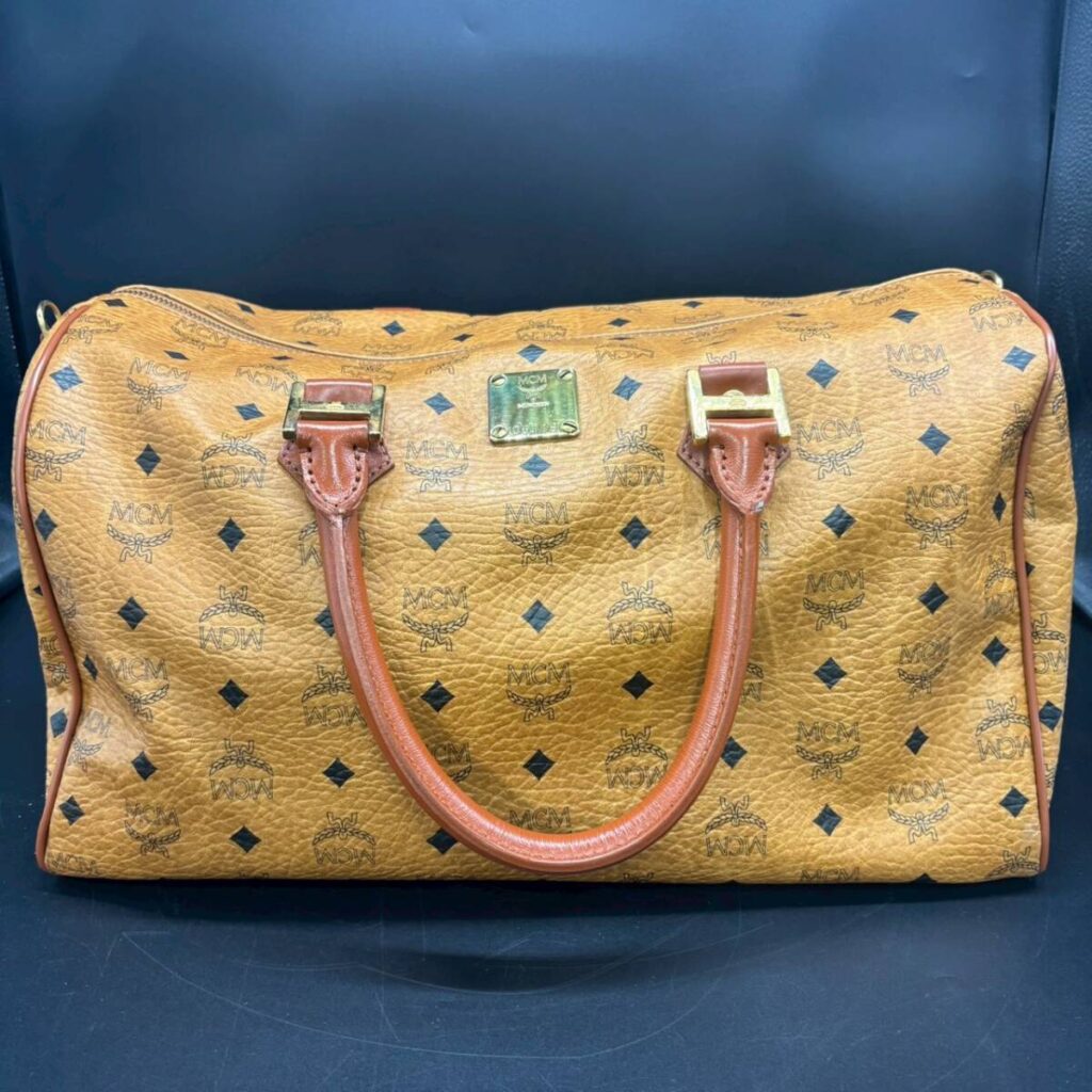 大阪府吹田市で出張買取したMCM(エムシーエム)ヴィセトス柄ボストンバッグ