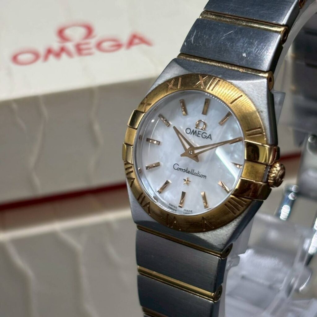 大阪府豊中市で出張買取したOMEGA コンステレーション ミニ コンビ レディース腕時計