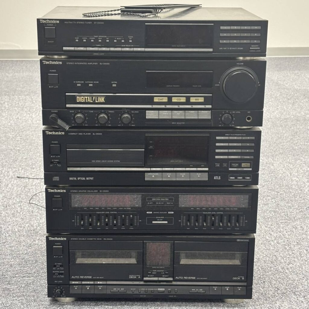 京都府宇治市で出張買取したTechnics システムコンポ SC-D5000