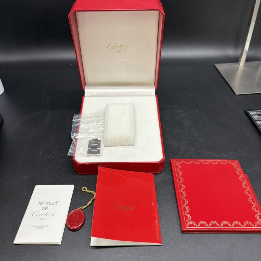 奈良県奈良市で出張買取したCartier 純正時計収納箱・付属品セット
