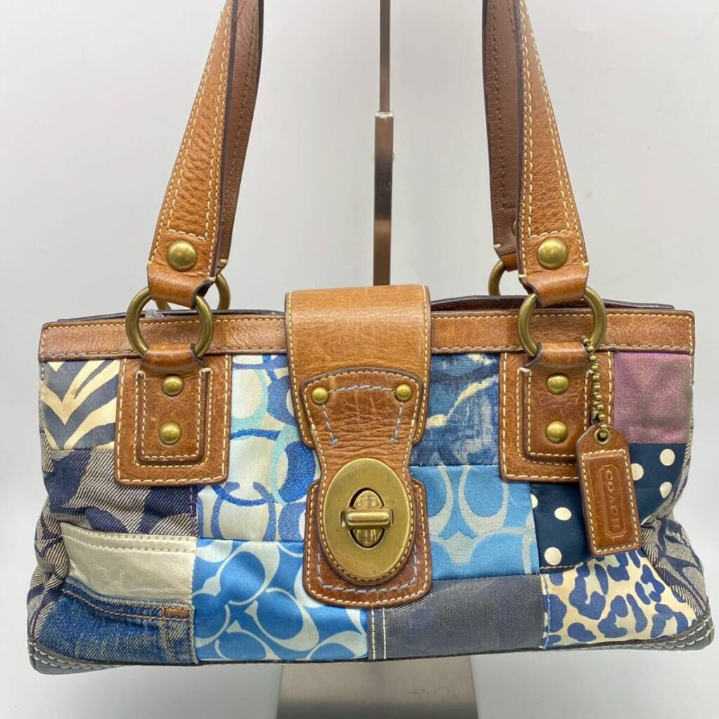 京都府京都市左京区で出張買取したCOACH シグネチャーデニム トートバッグ
