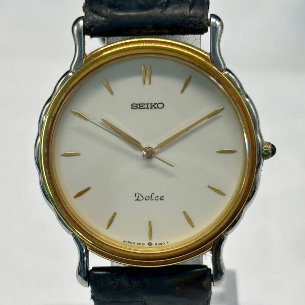 兵庫県西宮市で出張買取したSEIKO(セイコー)DOLCE(ドルチェ)9531-6040 18KTベゼル クォーツ腕時計